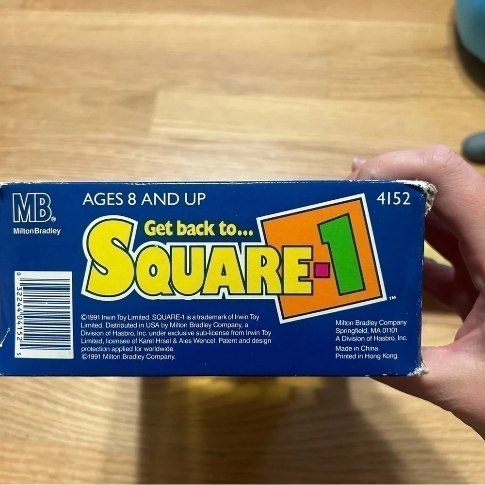 Vintage Get Back to Square 1 Puzzler Rubik’s Cube 1991 NEW